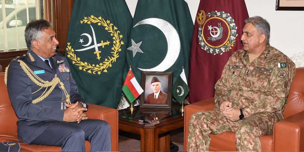 Image result for Omani Air Force Chief appreciates Pak Army's  professionalism & efforts towards regional stability