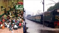 Train service effected due to heavy Rain