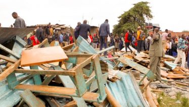 Kenya classroom collapsed killed seven