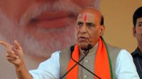 Rajnath Singh addresses poll meeting before elections in Jharkhand