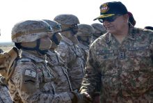 COAS visited strike corps to witness training exercise