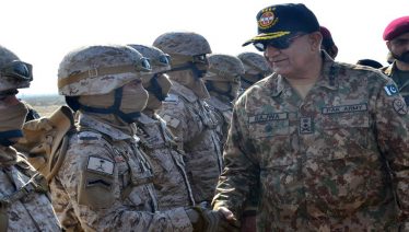 COAS visited strike corps to witness training exercise